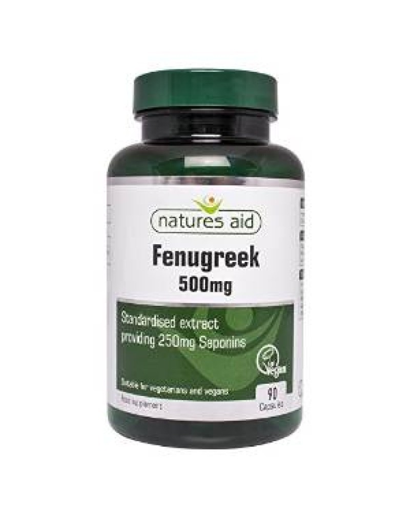NATURES AID FENUGREEK 500mg 90 VCAPS