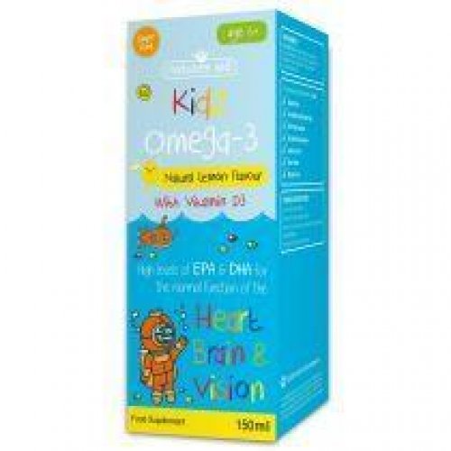 NATURES AID KIDZ OMEGA-3 EPA & DHA (6 - 12 YEARS) 150ML