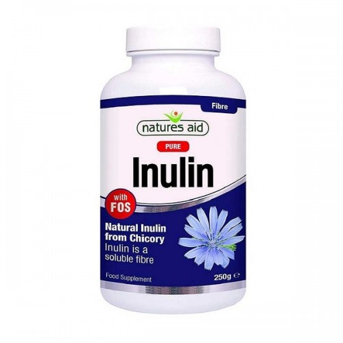 NATURES AID INULIN (FROM CHICORY) POWDER 250 G