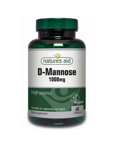 NATURES AID D-MANNOSE 1000MG 60 TABS