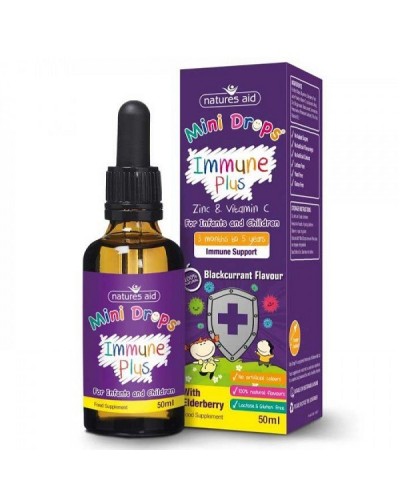 NATURES AID IMMUNE PLUS MINI DROPS 50 ML