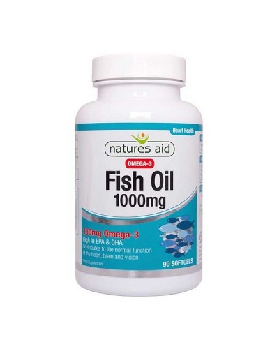 NATURES AID FISH OIL 1000MG (OMEGA-3) 90 SOFTGELS