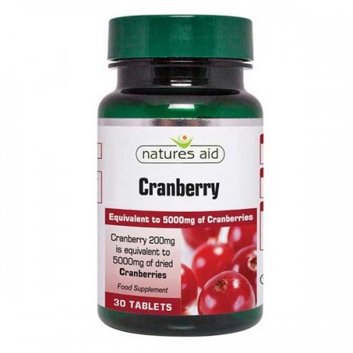 NATURES AID CRANBERRY 200MG (5000MG EQUIV) 30 TABS