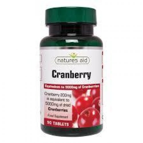NATURES AID CRANBERRY 200mg (5000MG EQUIV) 90 TABS