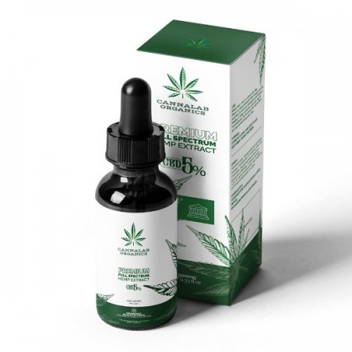 CANNALAB ORGANIC FULL SPECTRUM 5% CBD 10ML