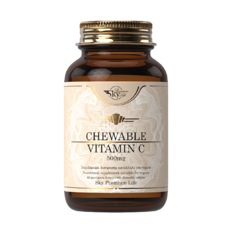 SKY PREMIUM LIFE CHEWABLE VITAMIN C 500MG 60CHEWABLE TABS SKY PREMIUM LIFE CHEWABLE VITAMIN C 500MG 60CHEWABLE TABS