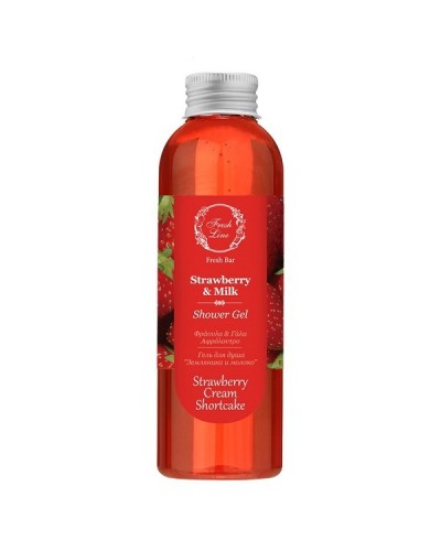 FRESH LINE STRAWBERRY & MILK SHOWER GEL 200ml