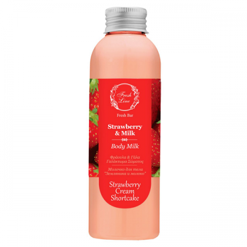 FRESH LINE STRAWBERRY & MILK BODY MILK 200ml