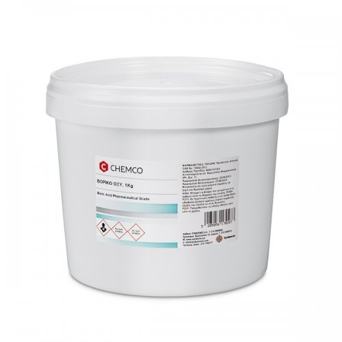 CHEMCO BORIC ACID POWDER ΒΟΡΙΚΟ ΟΞΥ ΦΑΡΜΑΚΕΥΤΙΚΟ 1Kg