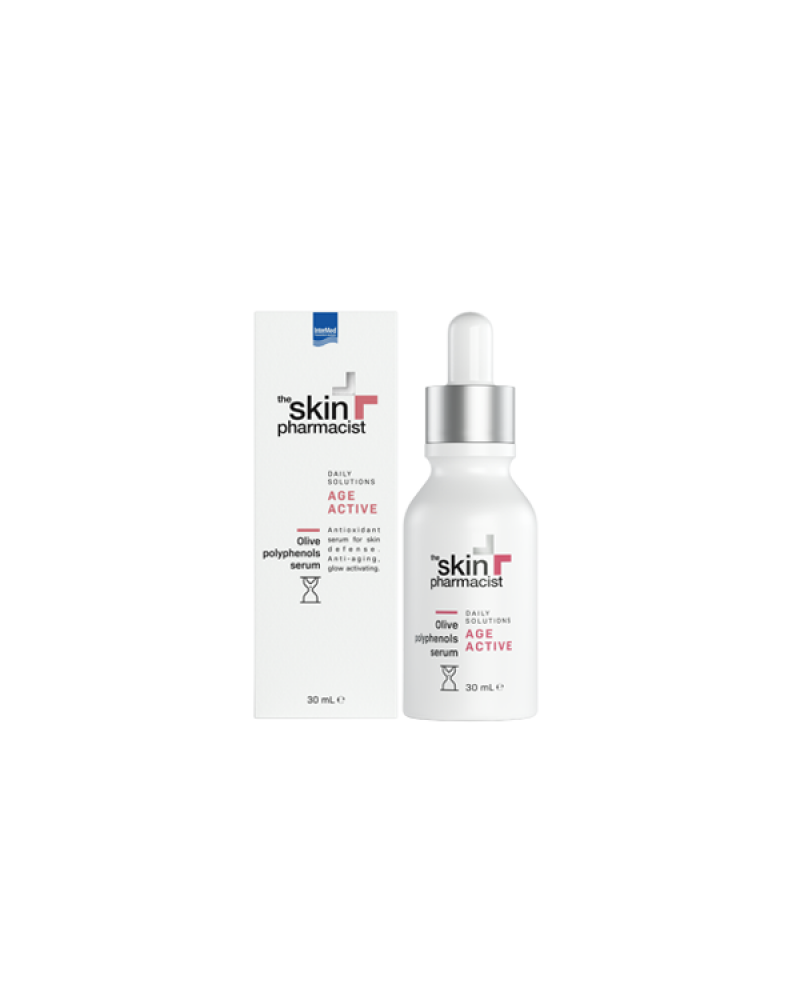 THE SKIN PHARMACIST AGE ACTIVE OLIVE POLYPHENOLS SERUM 30ML THE SKIN PHARMACIST AGE ACTIVE OLIVE POLYPHENOLS SERUM 30ML