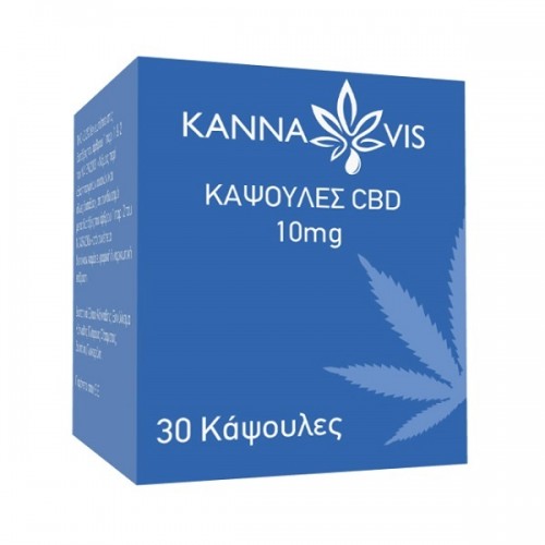 KANNAVIS ΚΑΨΟΥΛΕΣ CBD 10mg 30CAPS