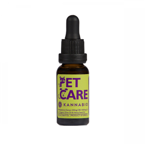 KANNABIO PET CARE CBD DROPS 500MG 20ML