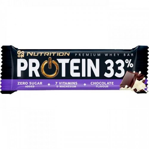 GO ON PROTEIN BAR 33% ZERO SUGAR CHOCOLATE 50GR