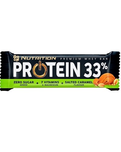 GO ON PROTEIN BAR 33% ZERO SUGAR SALTED CARAMEL 50GR