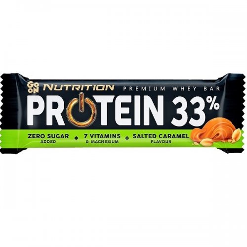 GO ON PROTEIN BAR 33% ZERO SUGAR SALTED CARAMEL 50GR