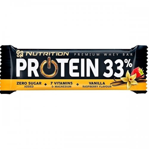 GO ON PROTEIN BAR 33% ZERO SUGAR VANILLA 50GR