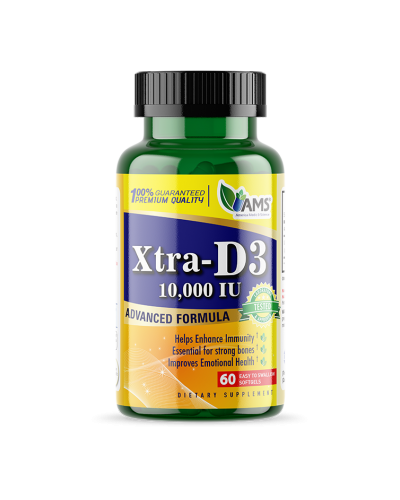 AMS VITAMIN XTRA D3 10000IU 60SOFTGELS