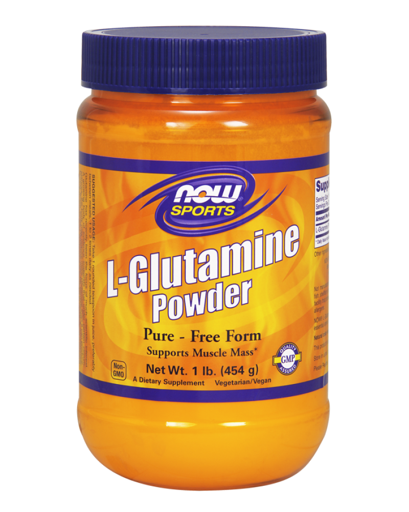 NOW SPORTS L-GLUTAMINE POWDER 454 GR