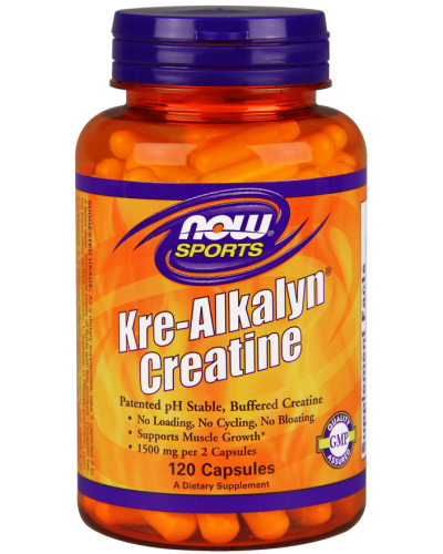NOW SPORTS KRE-ALKALYN CREATINE, 120 CAPS