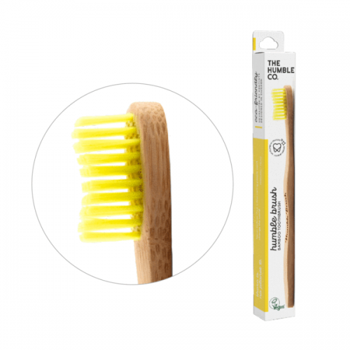 THE HUMBLE CO. TOOTHBRUSH ADULT SOFT YELLOW 1ΤΜΧ