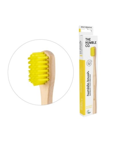 THE HUMBLE CO. TOOTHBRUSH ADULT SENSITIVE YELLOW 1ΤΜΧ