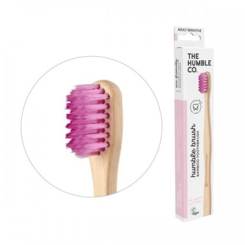 THE HUMBLE CO. TOOTHBRUSH ADULT SENSITIVE PURPLE 1ΤΜΧ