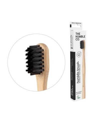 THE HUMBLE CO. TOOTHBRUSH ADULT SENSITIVE BLACK 1ΤΜΧ