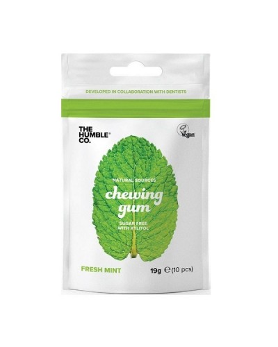 THE HUMBLE CO. CHEWING GUM NATURAL FRESH MINT 19G