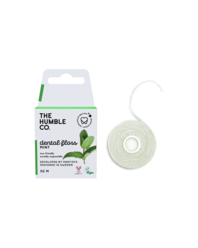 THE HUMBLE CO. DENTAL FLOSS FRESH MINT 50M