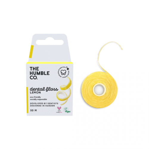 THE HUMBLE CO. DENTAL FLOSS LEMON 50M