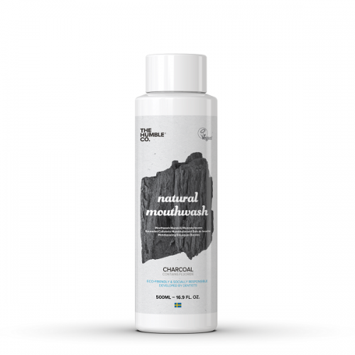 THE HUMBLE CO. MOUTHWASH NATURAL CHARCOAL 500ML