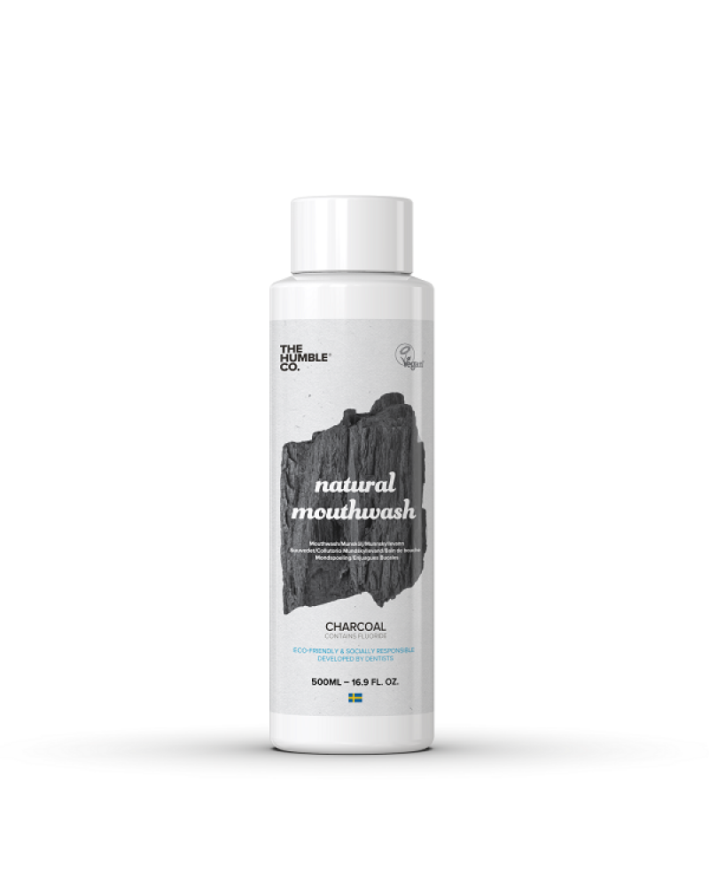 THE HUMBLE CO. MOUTHWASH NATURAL CHARCOAL 500ML