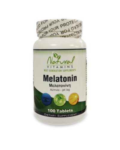 NATURAL VITAMINS MELATONIN 1 MG - 100 ΤΑΜΠΛΕΤΕΣ