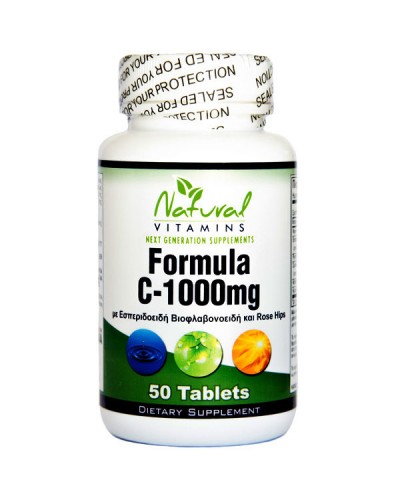 NATURAL VITAMINS VIT C-1000 WITH BIOFLAVONOIDS 530MG 50 TABS