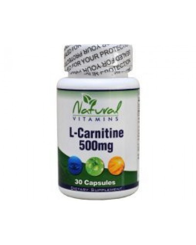 NATURAL VITAMINS L-CARNITINE 500MG 30 CAPS