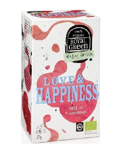 ROYAL GREEN TEA Love & Happiness Bio 16 φακελάκια