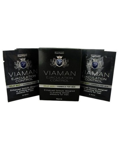 VIAMAN DELAY WIPES 6ΤΕΜΑΧΙΑ