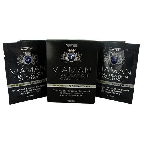 VIAMAN DELAY WIPES 6ΤΕΜΑΧΙΑ