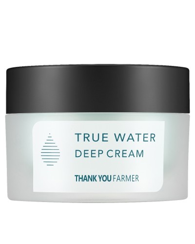 Thank You Farmer True Water Deep Cream Κρέμα Προσώπου Βαθιάς Ενυδάτωσης για το Κανονικό & Ξηρό Δέρμα, 50ml