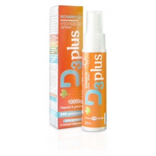 BIOPLUS D3 PLUS ΥΠΟΓΛΩΣΣΙΟ SPRAY ΒΙΤΑΜΙΝΗΣ D3 240 ΨΕΚΑΣΜΟΙ