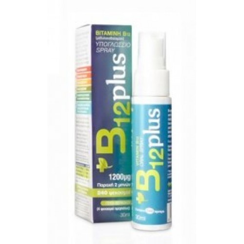 BIOPLUS Β12 PLUS ΥΠΟΓΛΩΣΣΙΟ SPRAY ΒΙΤΑΜΙΝΗΣ Β12 240ΨΕΚΑΣΜΟΙ