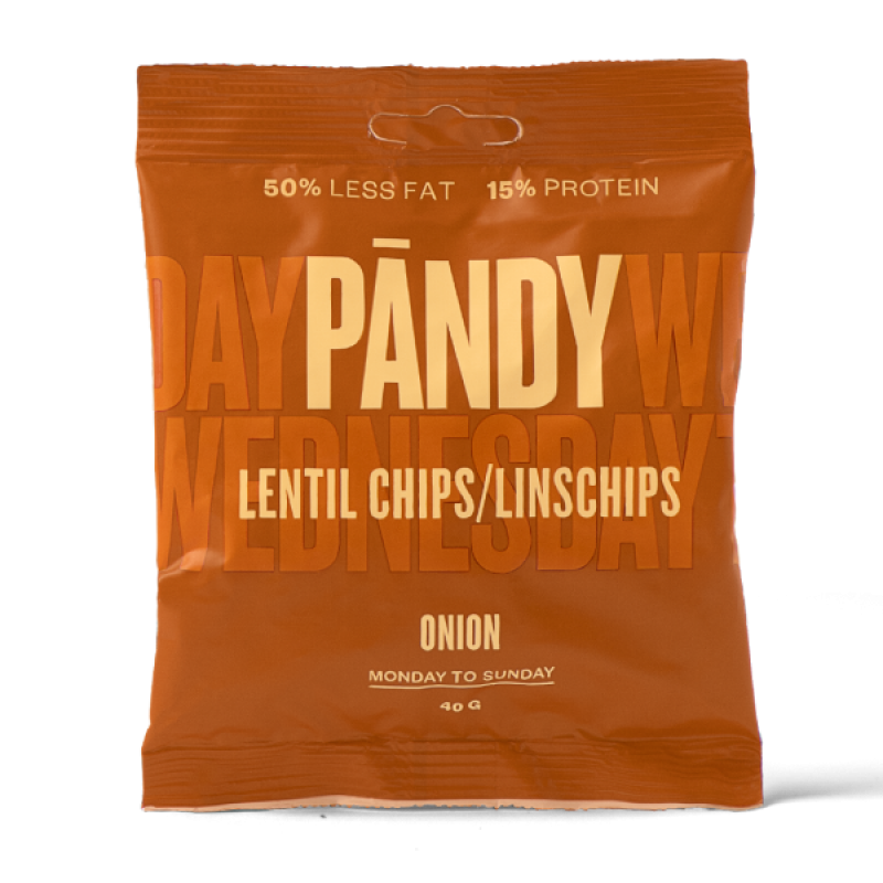 PANDY ONION LENTIL CHIPS 40gr PANDY ONION LENTIL CHIPS 40gr