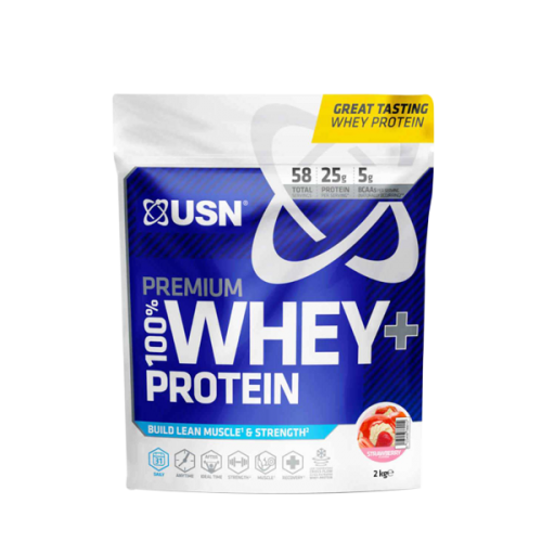 USN 100% PREMIUM WHEY BAG 2KG STRAWBERRY