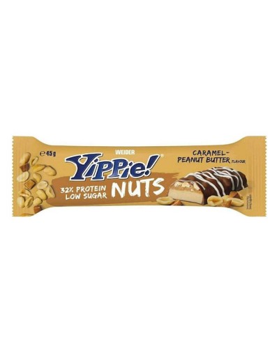 WEIDER YIPPIE NUTS 45G CARAMEL & PEANUT BUTTER ΜΕΧΡΙ ΕΞΑΝΤΛΗΣΕΩΣ