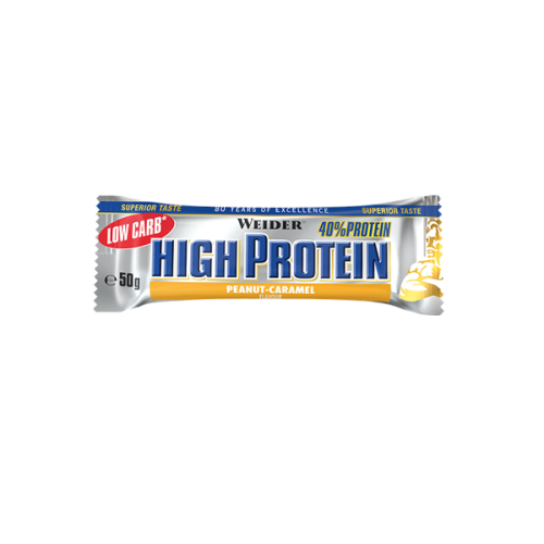 WEIDER HIGH PROTEIN BAR (50 GR) PEANUT/CARAMEL