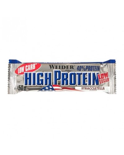 WEIDER HIGH PROTEIN BAR (50 GR) STRACCIATELLA