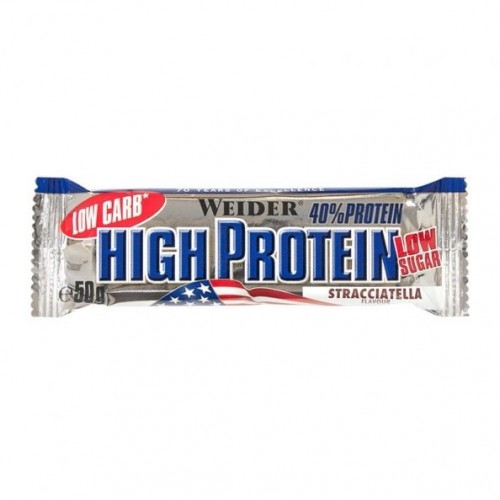 WEIDER HIGH PROTEIN BAR (50 GR) STRACCIATELLA