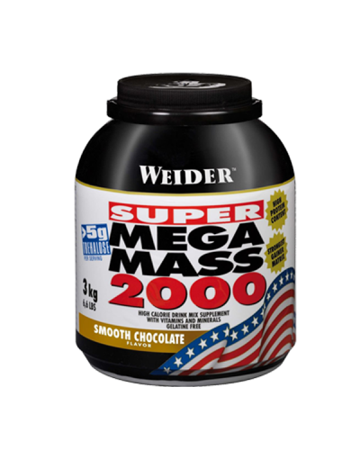 WEIDER MEGA MASS 2000 3KG CHOCOLATE