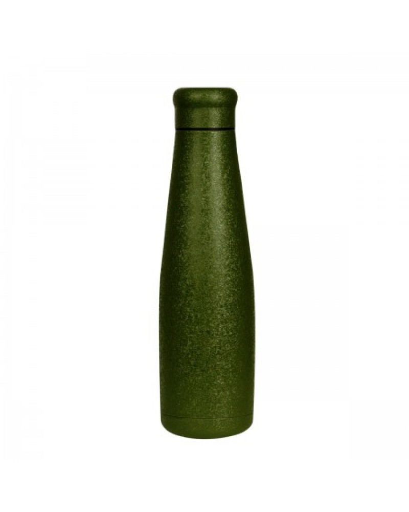 WELL STAINLESS STEEL BOTTLE 550ml GREEN ARMY ICE